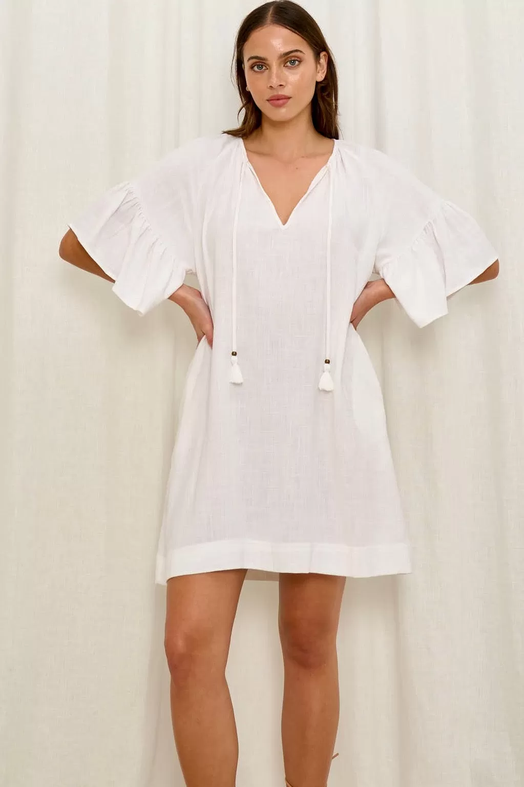 Janet Mini Dress - White