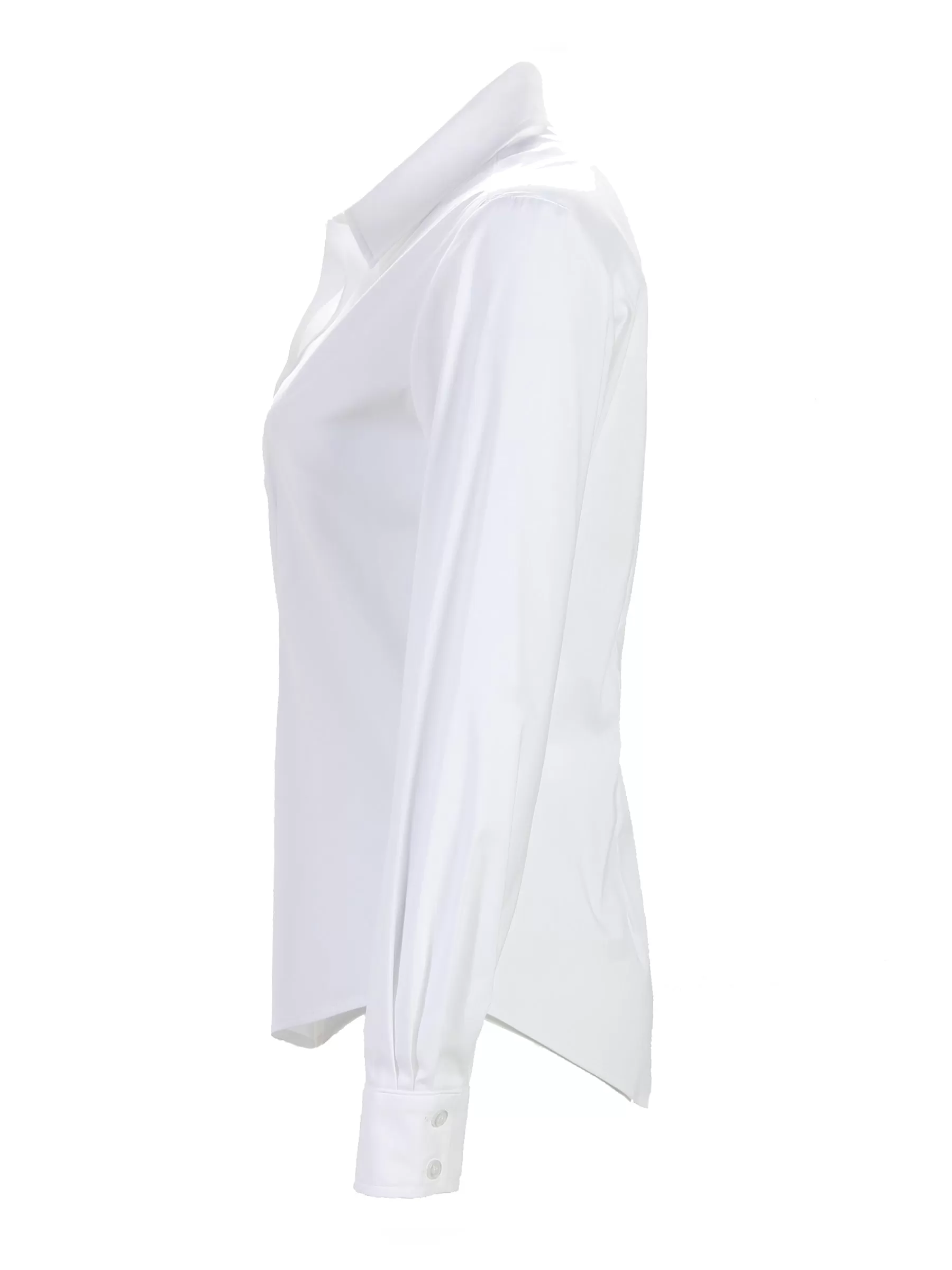 Johnny Shirt White Silky Poplin