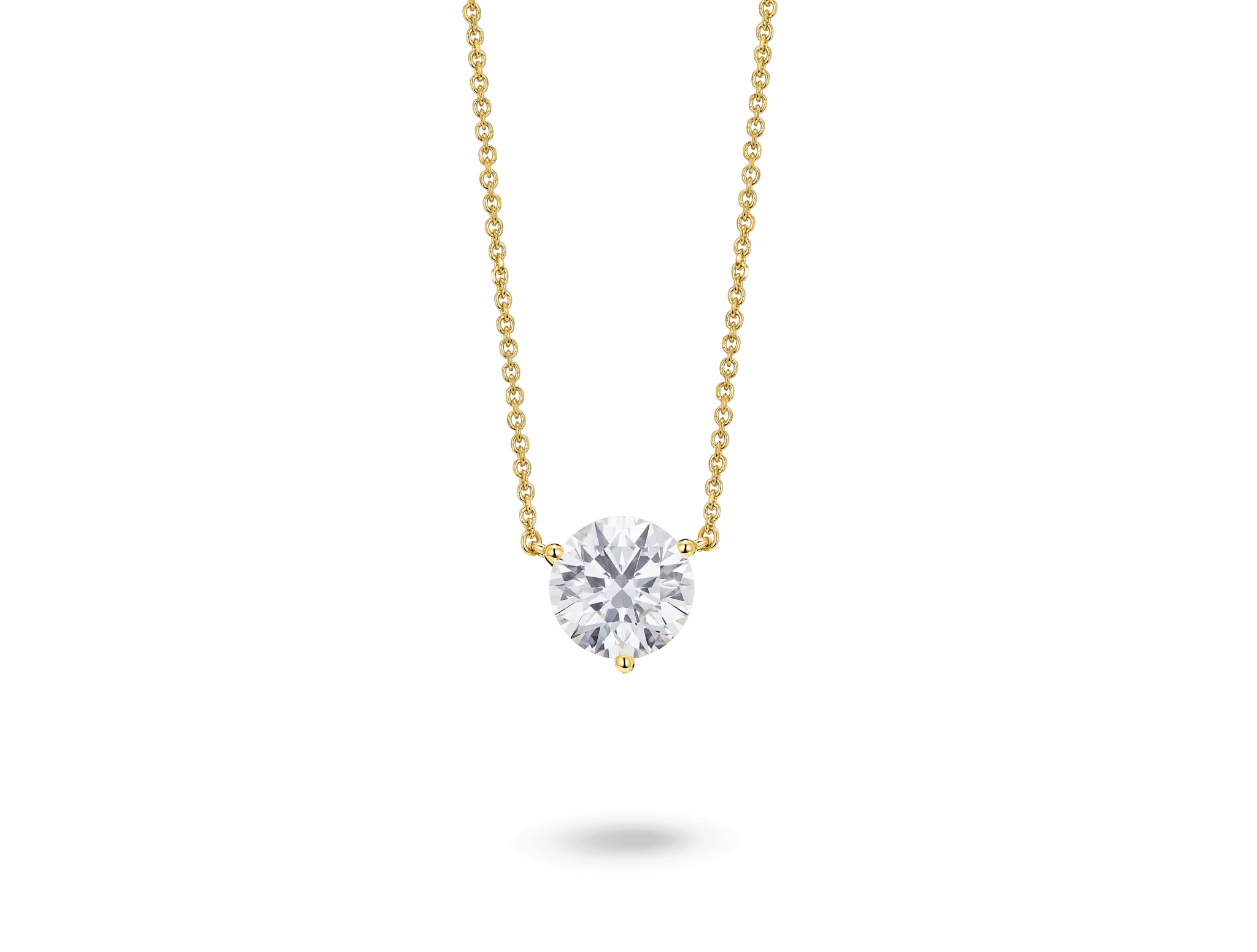 Lab-Grown Diamond 1ct. Round Brilliant Solitaire Pendant | White