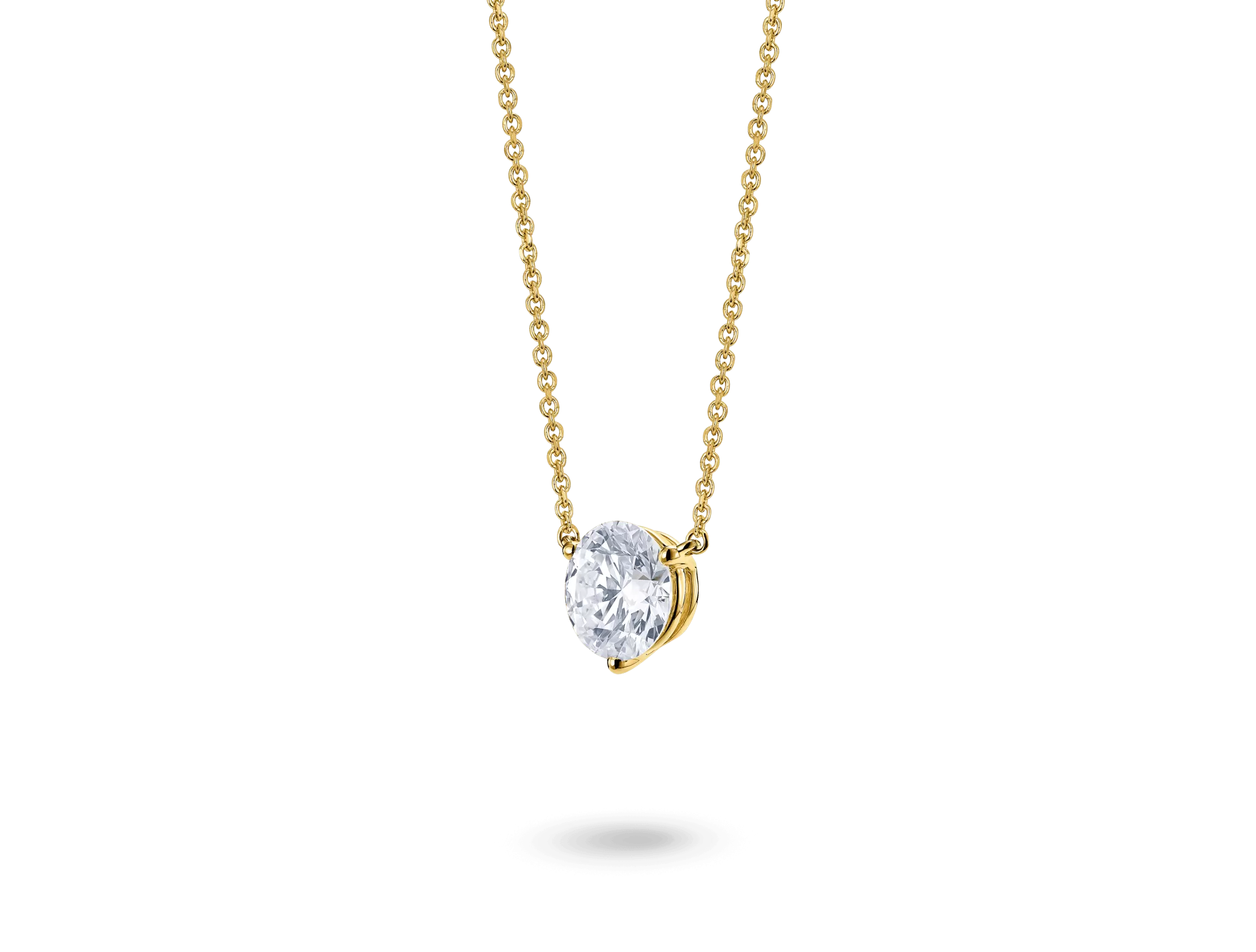 Lab-Grown Diamond 1ct. Round Brilliant Solitaire Pendant | White