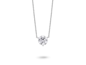 Lab-Grown Diamond 1ct. Round Brilliant Solitaire Pendant | White