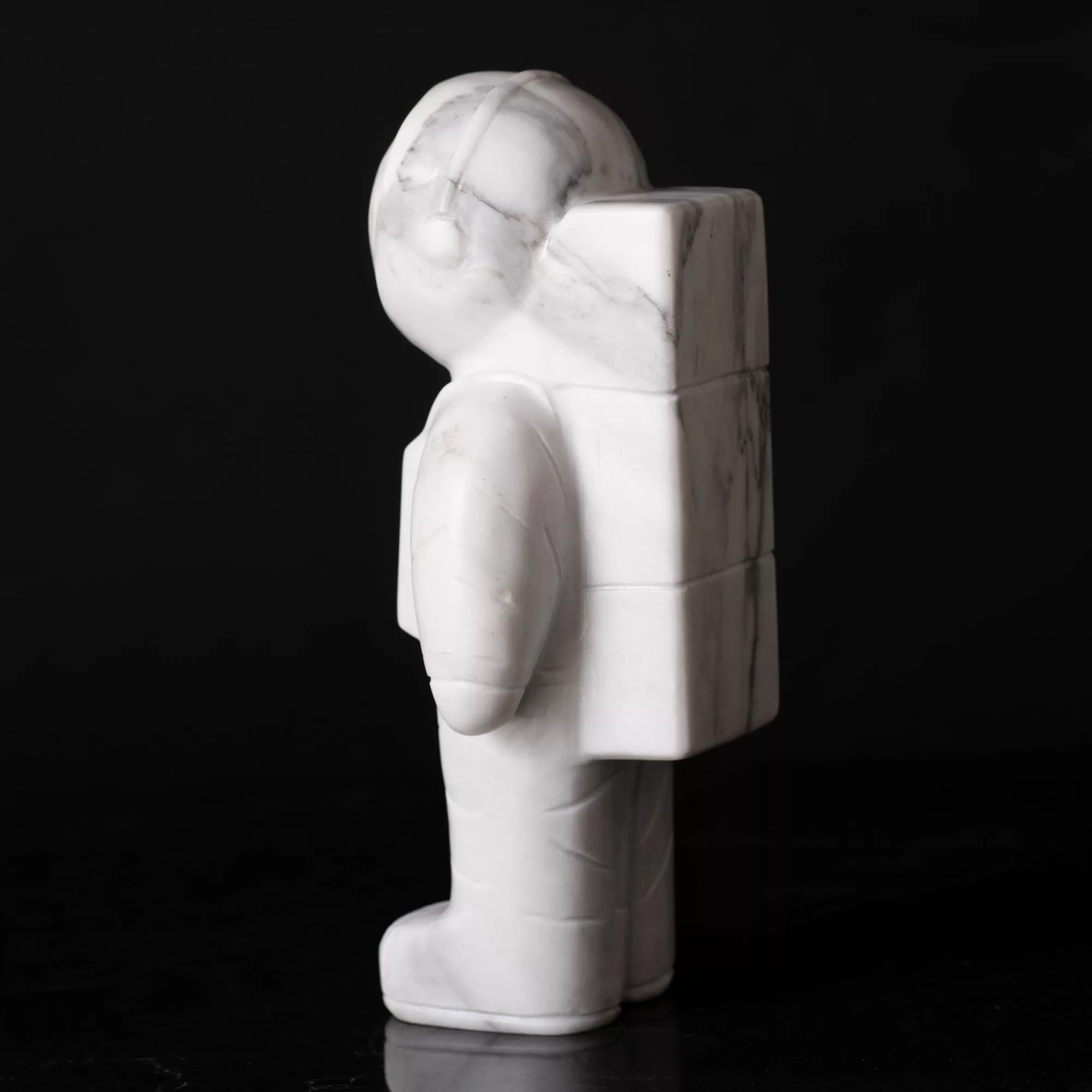 Marble Astronaut Sculpture