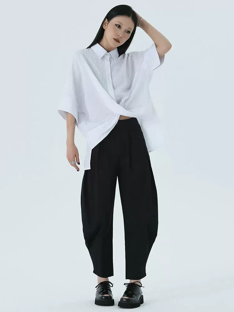 Marga Short Sleeve Blouse - White