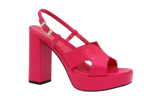 MARIAN Pink leather Platform Sandal