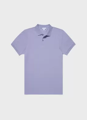 Men's Piqué Polo Shirt in Lavendar