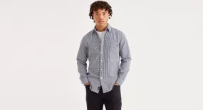 Men's Slim Fit Icon Button Up Shirt