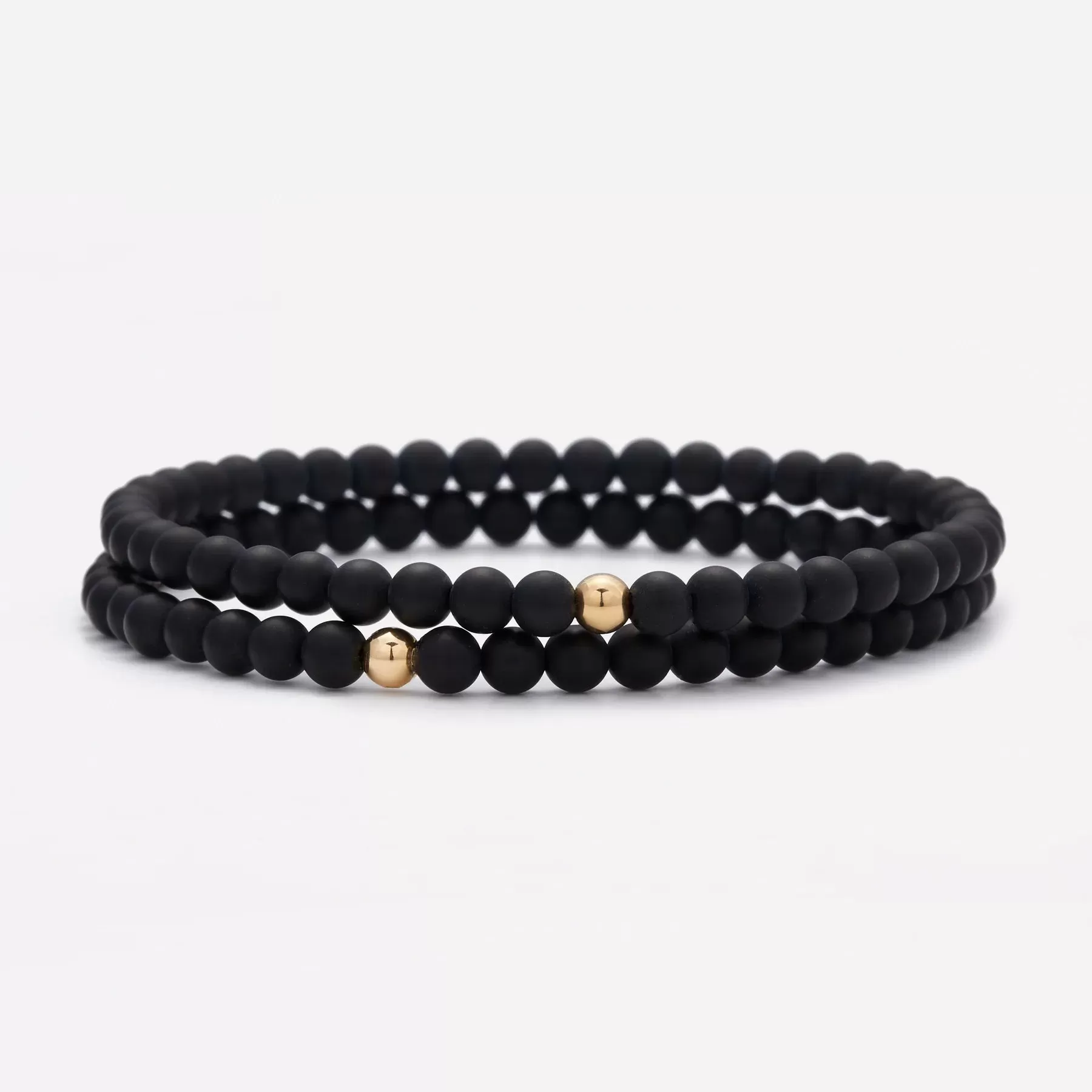 MINI RAMI ONYX BRACELET 4MM - 1 BEAD (CHILD)