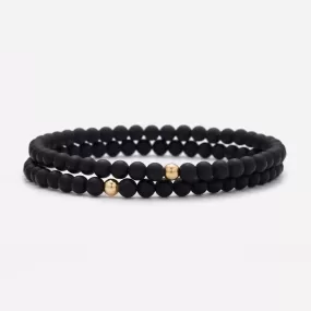 MINI RAMI ONYX BRACELET 4MM - 1 BEAD (CHILD)