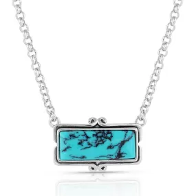 Montana Silversmiths Looking Glass Turquoise Necklace