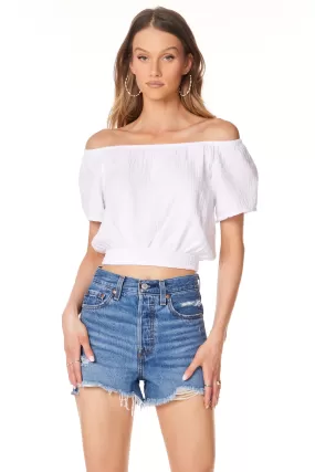 OFF-SHOULDER TOP