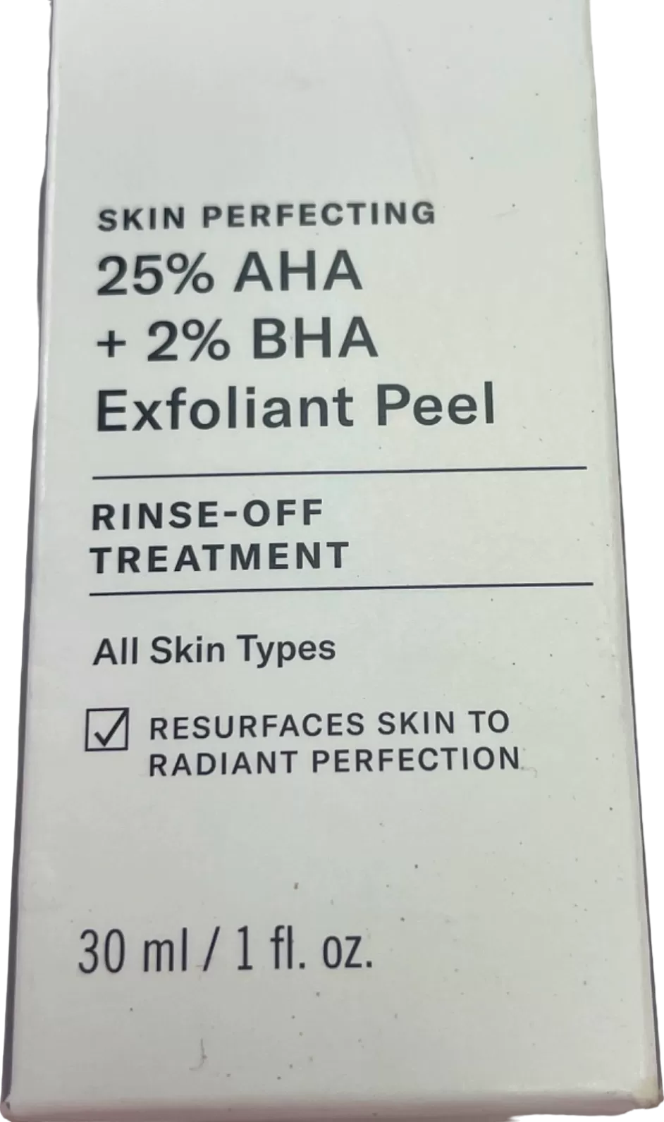 Paula's Choice Skin Perfecting 25% AHA   2% BHA Exfoliant Peel No Shade 30ml