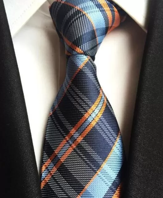 Plaid Striped Silk Men Neckties