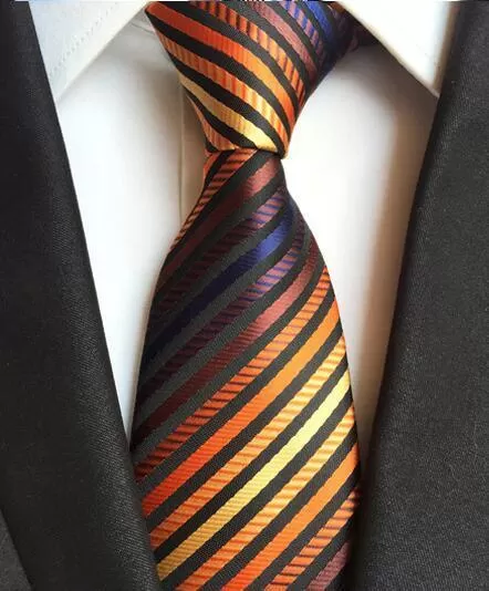 Plaid Striped Silk Men Neckties