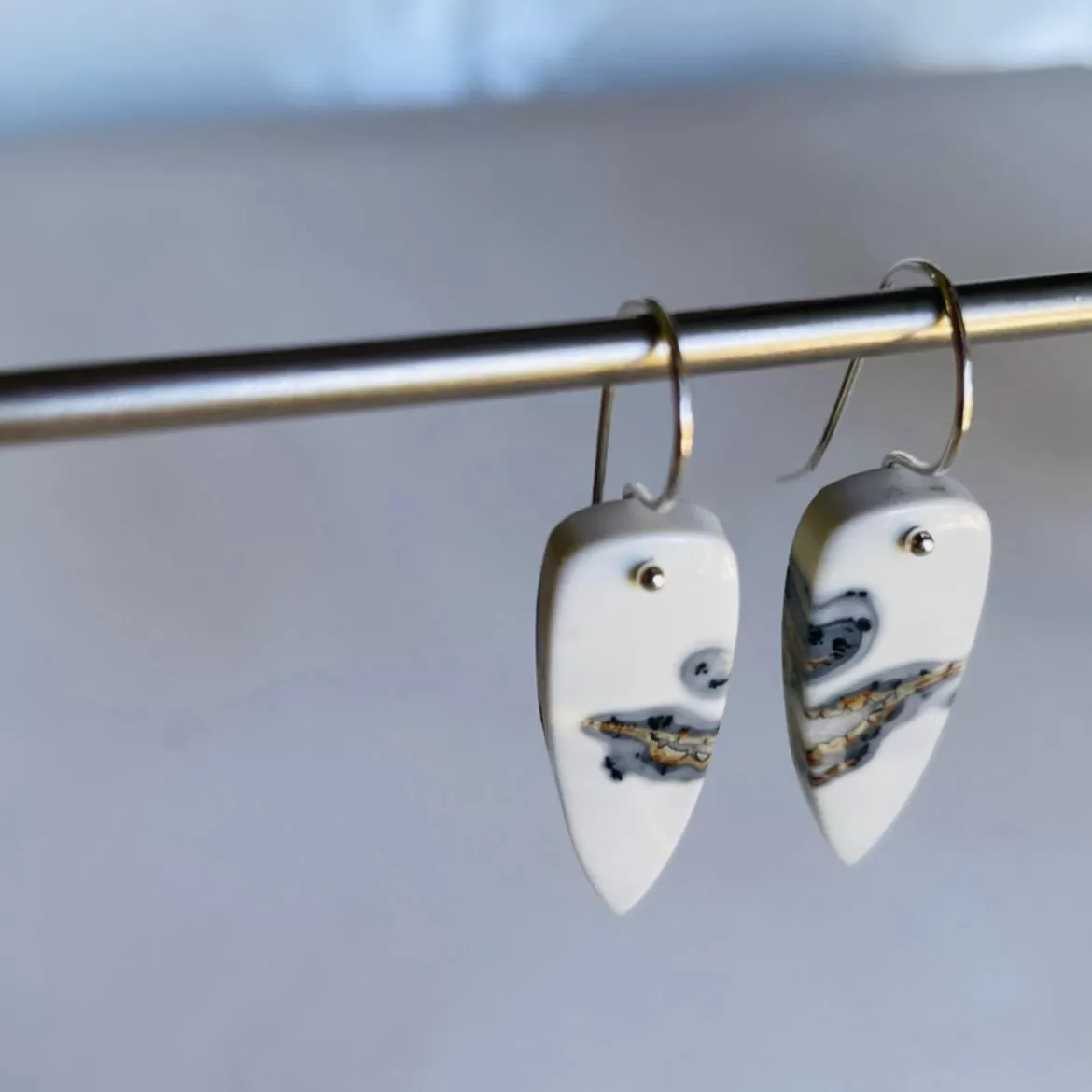 Point drop Maligano Jasper Earrings