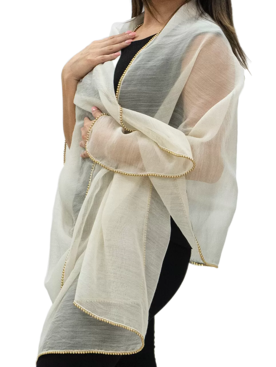 Princess Creme Shawl - (two colors)