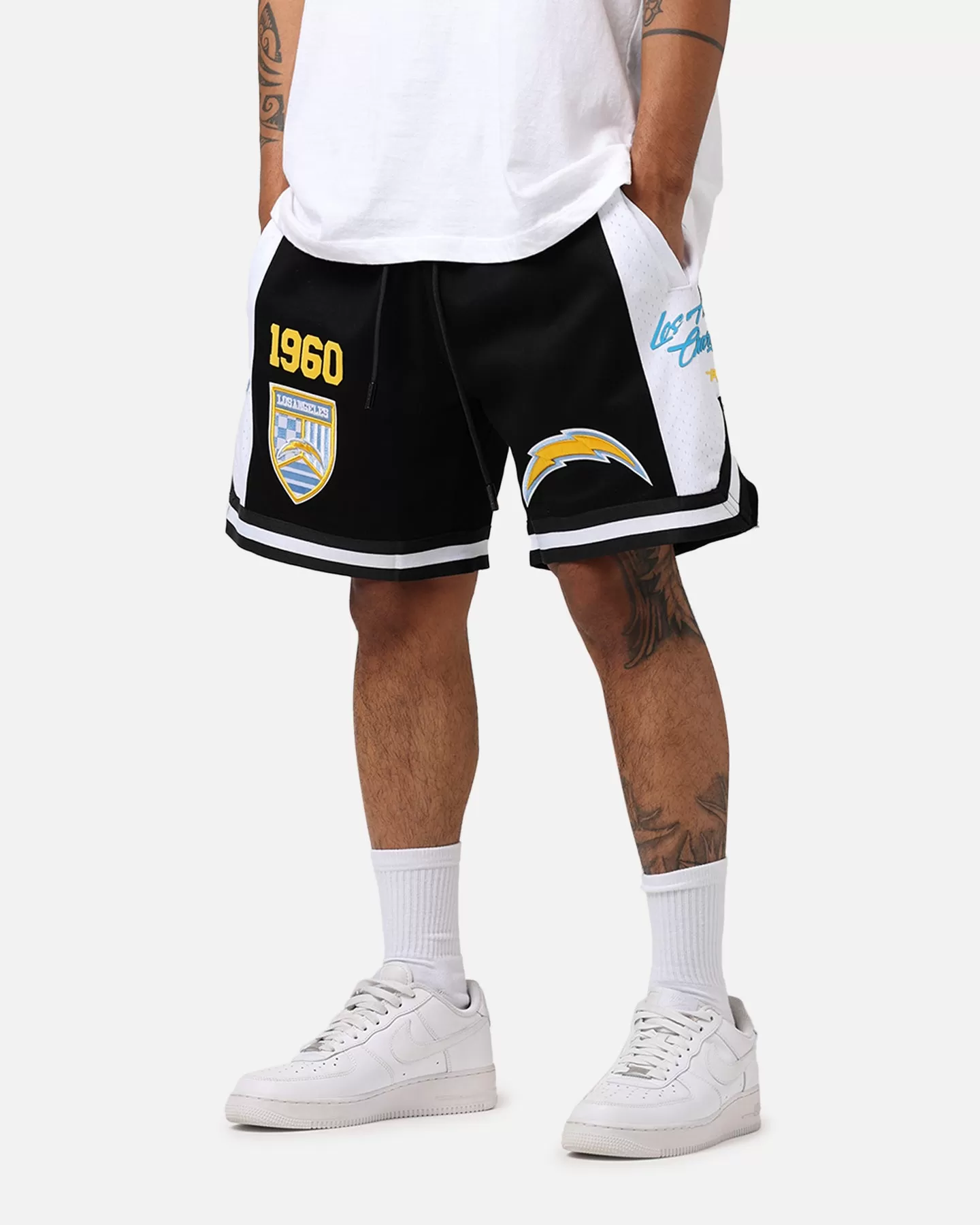 Pro Standard Los Angeles Chargers Fast Lane 2.0 Shorts Black