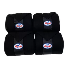 Professional's Choice Combo Bandages in Black Set of 4 in Black - Horse