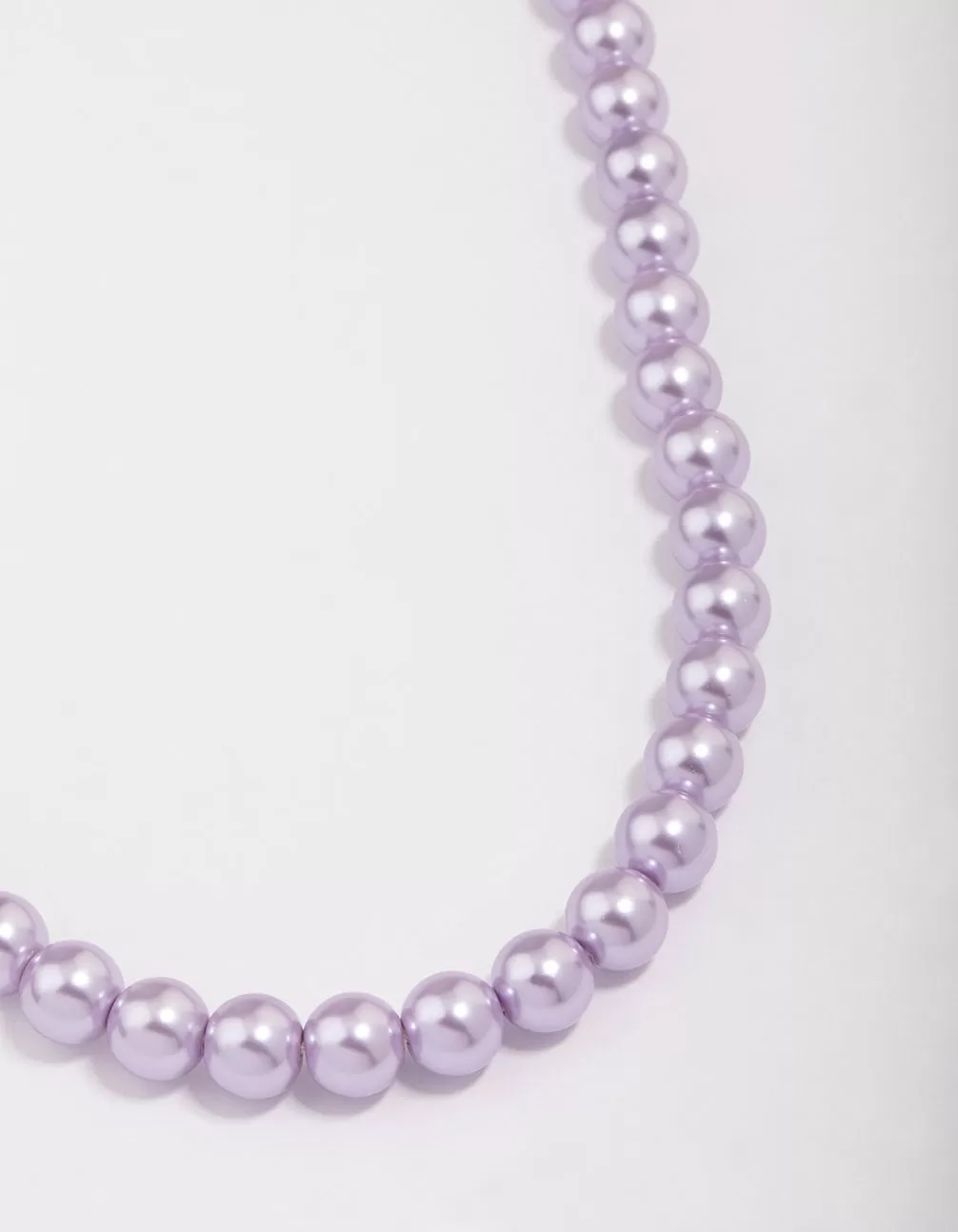 Purple Pearl Classic Chain Necklace