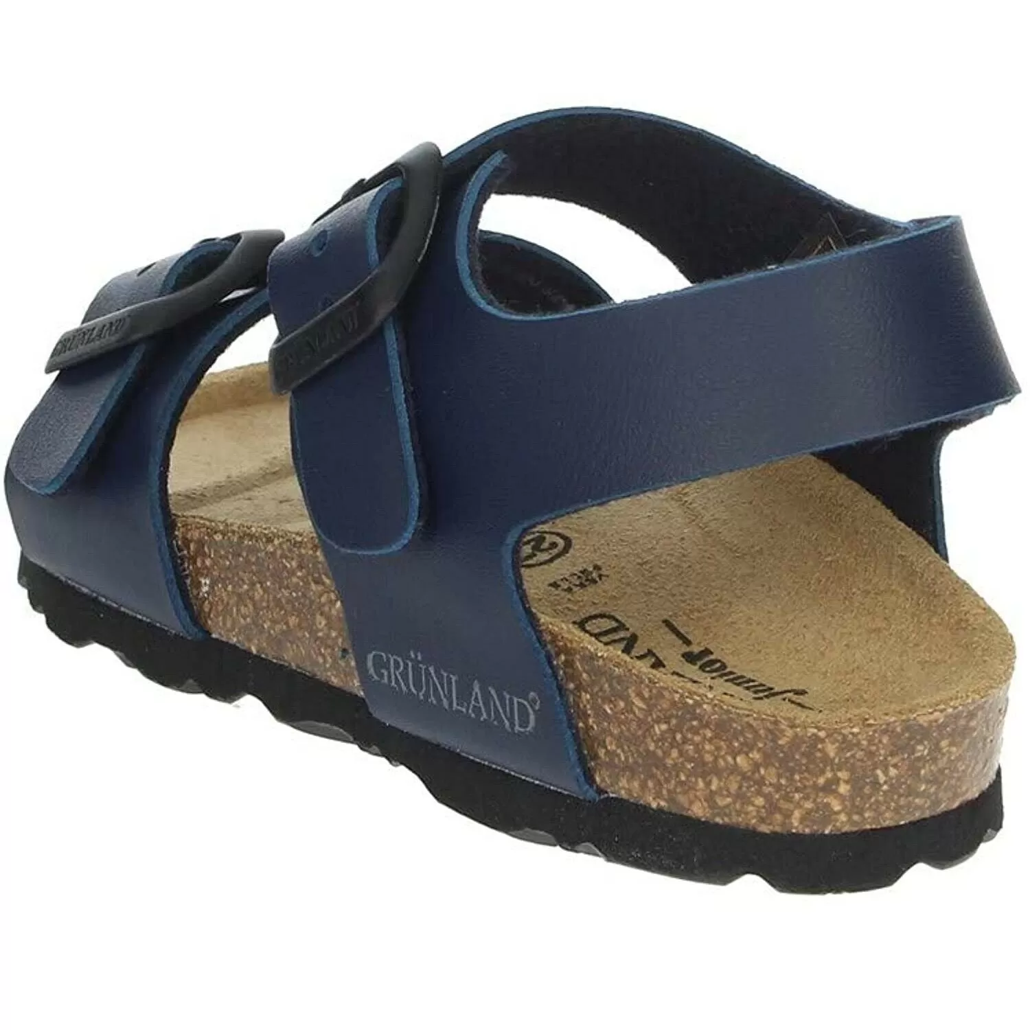 Scarpe junior GRUNLAND - Art. LUCE SB1206 40 sandalo doppia fibbia blu casual