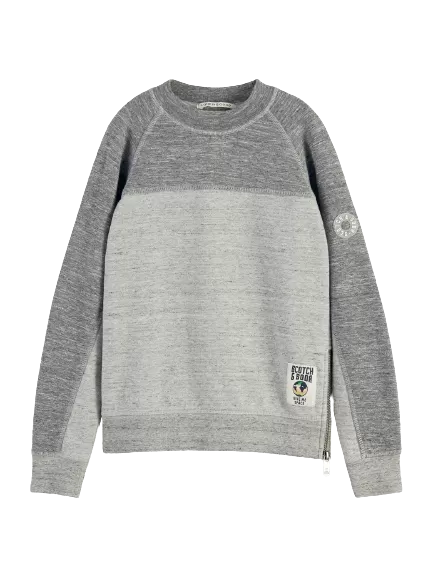 Scotch & Soda Boys Color Blocked Sweatshirt _Grey 167584-0606