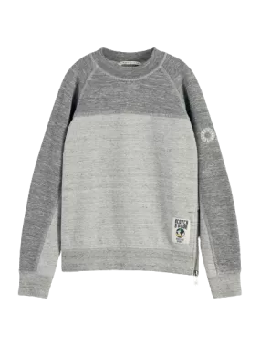 Scotch & Soda Boys Color Blocked Sweatshirt _Grey 167584-0606