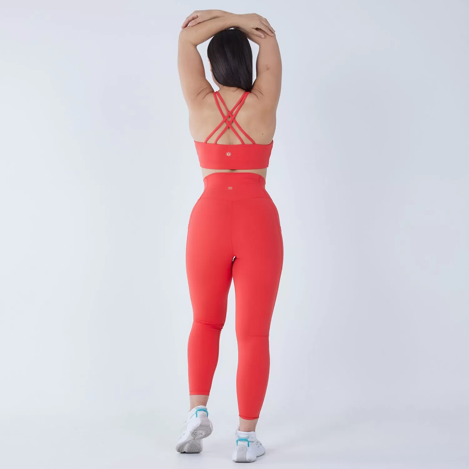 Serenity Pocket Legging in Candy Apple Red - 24"