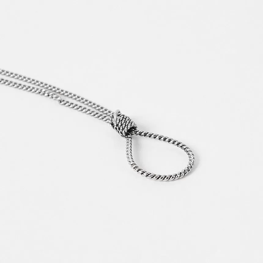 Silver Lasso Net Chain Necklaces for Men Korean Style Jewelry Kpop Idol Fashion Accessories Chic Celebrity