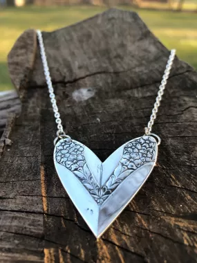 Silverware Heart Necklace Princess Royal