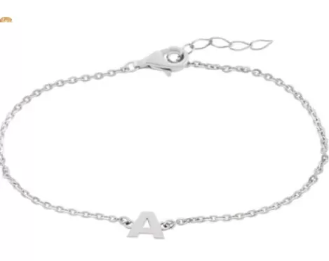 Single Initial Bracelet