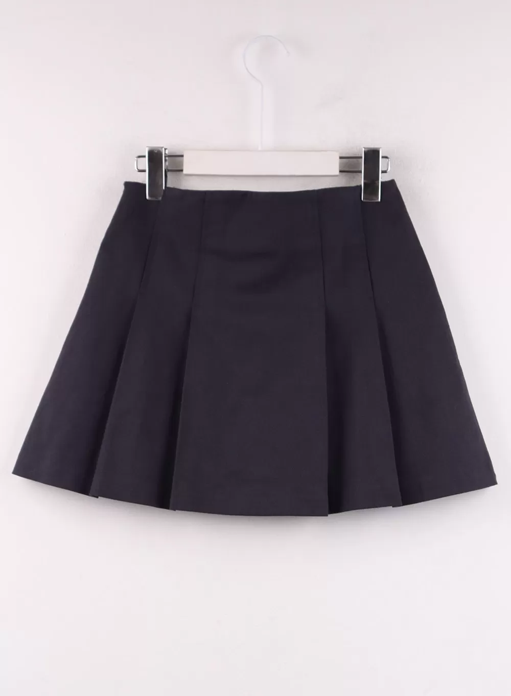 Solid Pleated Mini Skirt IF402