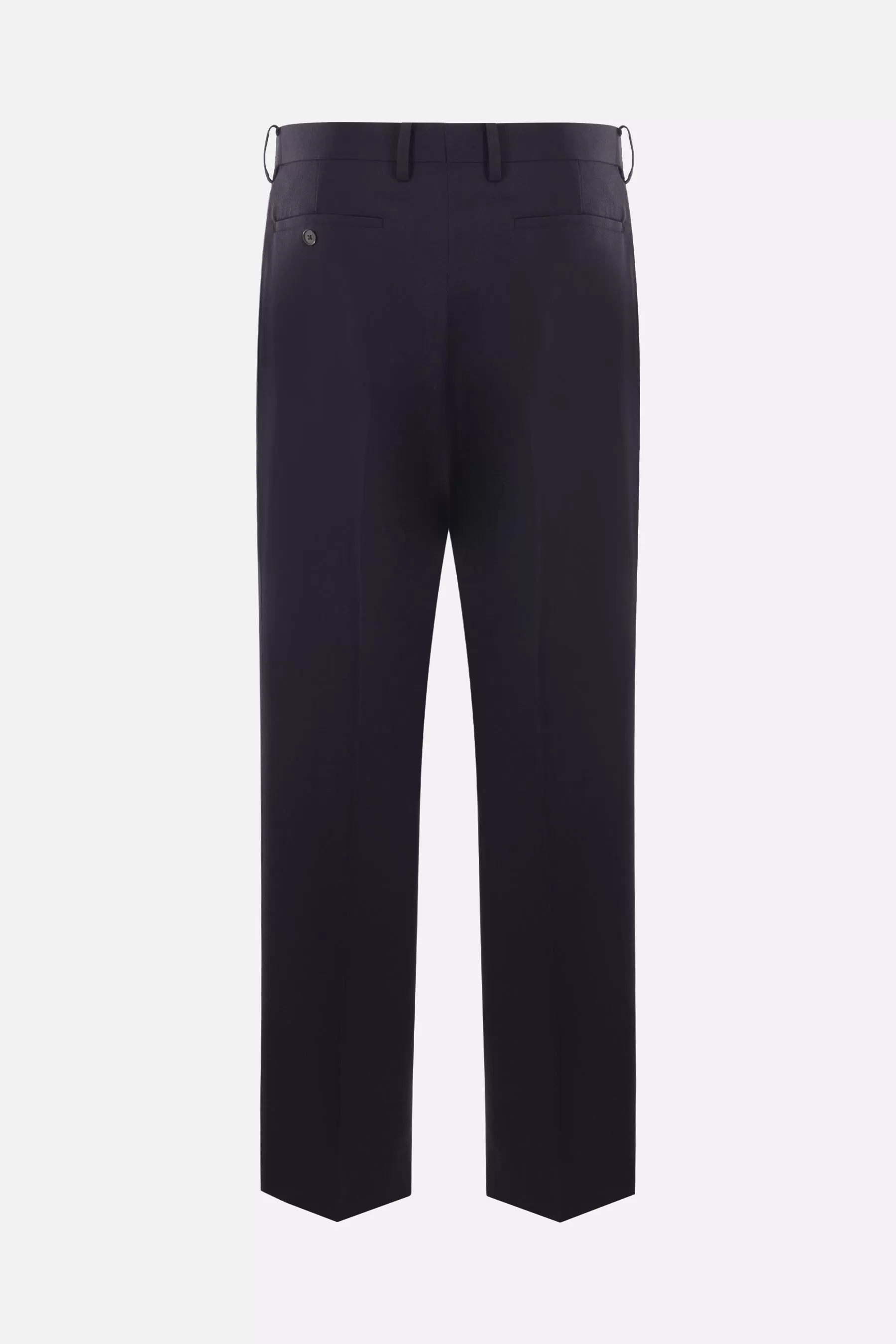 straight-leg wool pants