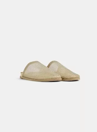 STRASS MESH SABOT SLIDE