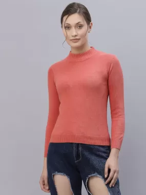 Style Quotient Women Coral Sweatshirt