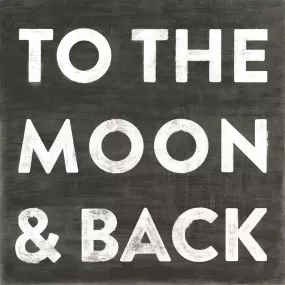 Sugarboo Art Print - To The Moon & Back - Gallery Wrap