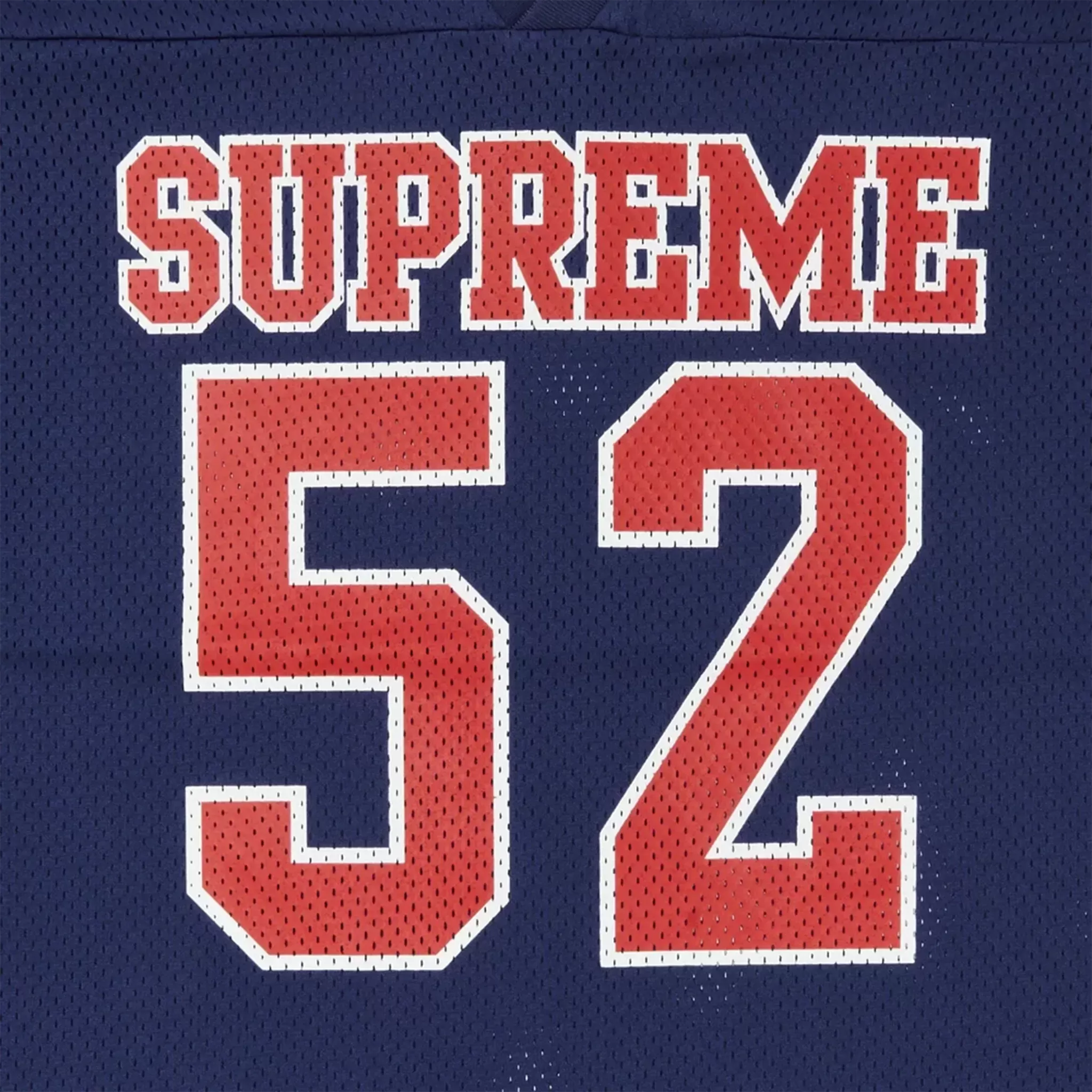 Supreme Spiderweb Navy Blue Football Jersey