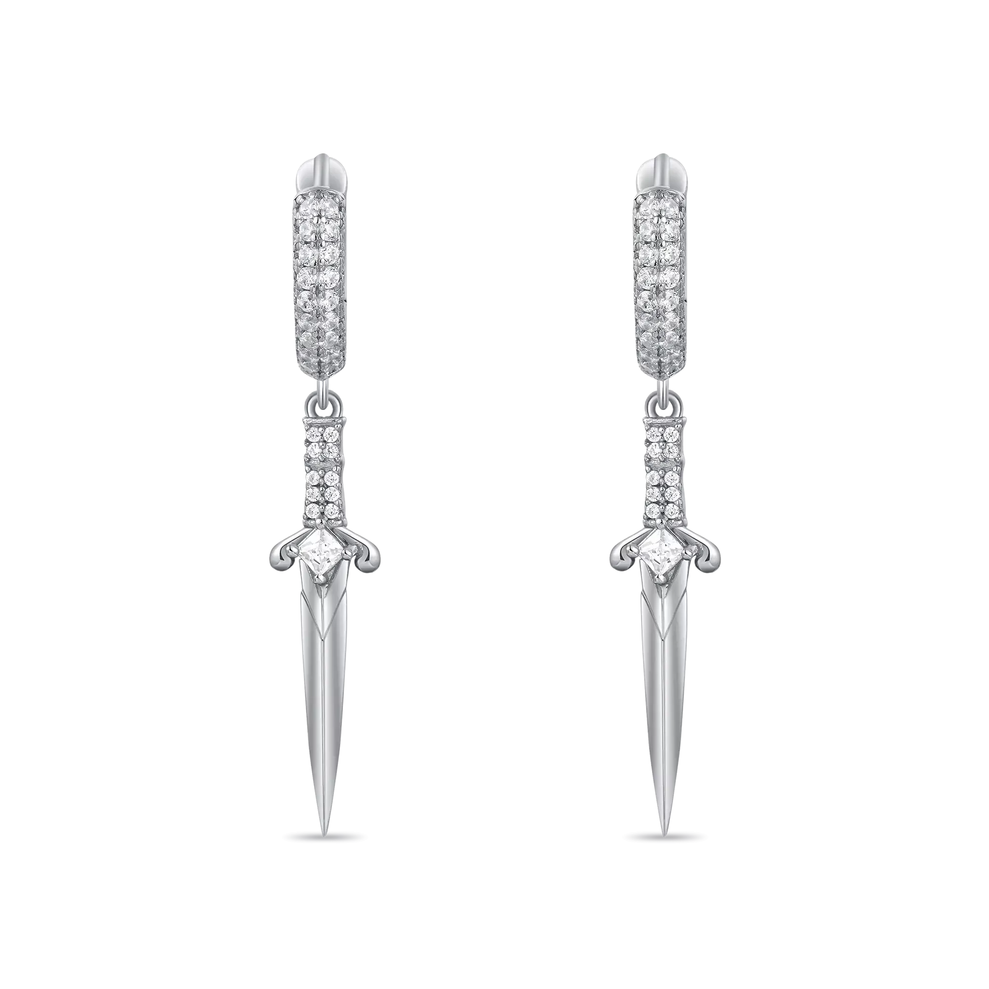 Sword Dangly Earrings - Pair