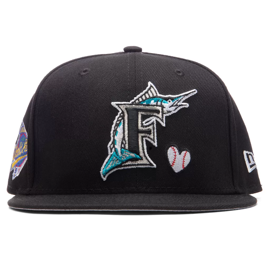 Team Heart 59FIFTY Fitted - Florida Marlins