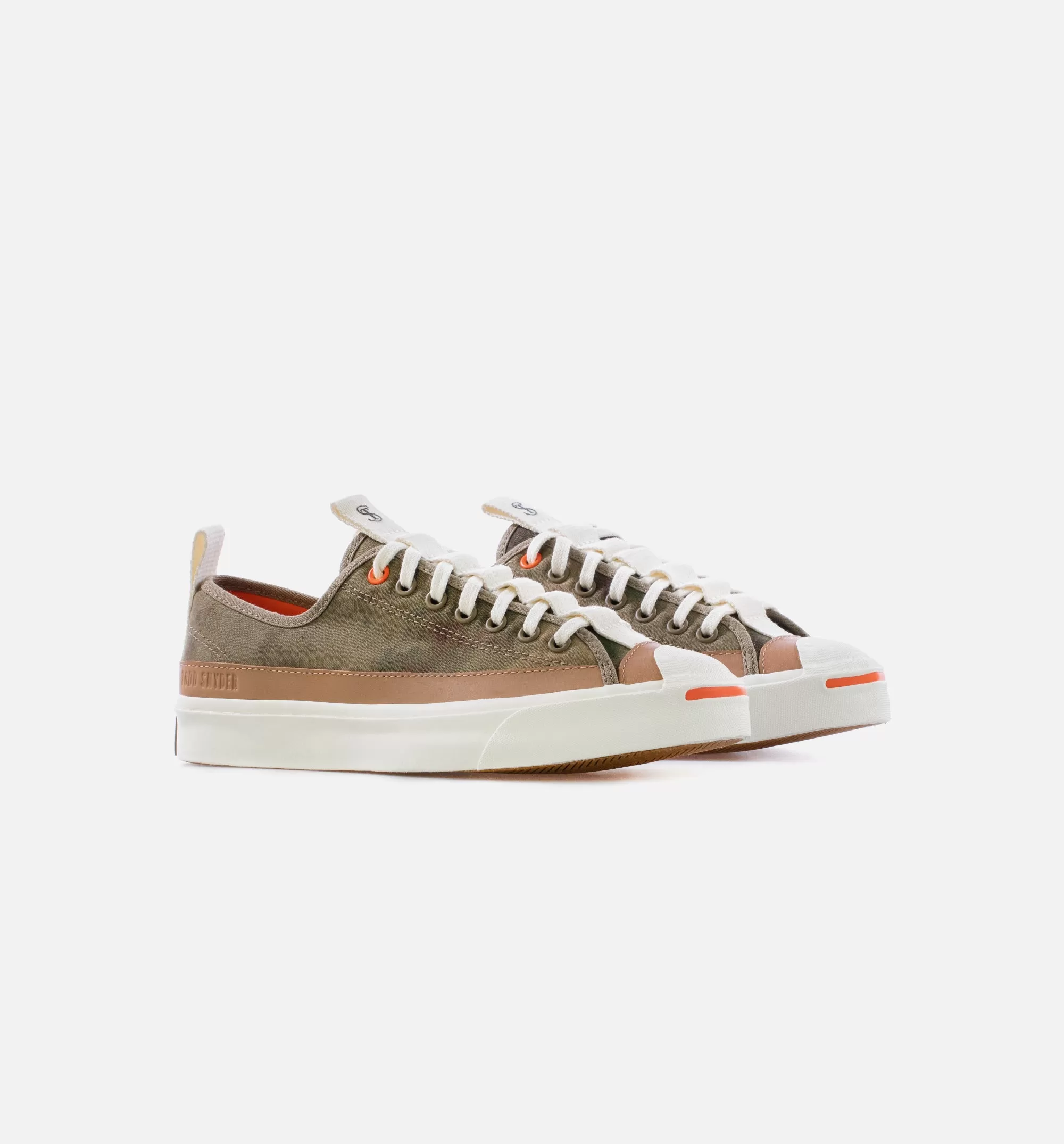 Todd Snyder Jack Purcell OX Mens Lifestyle Shoe - Elmwood/Egret/Champagne Tan