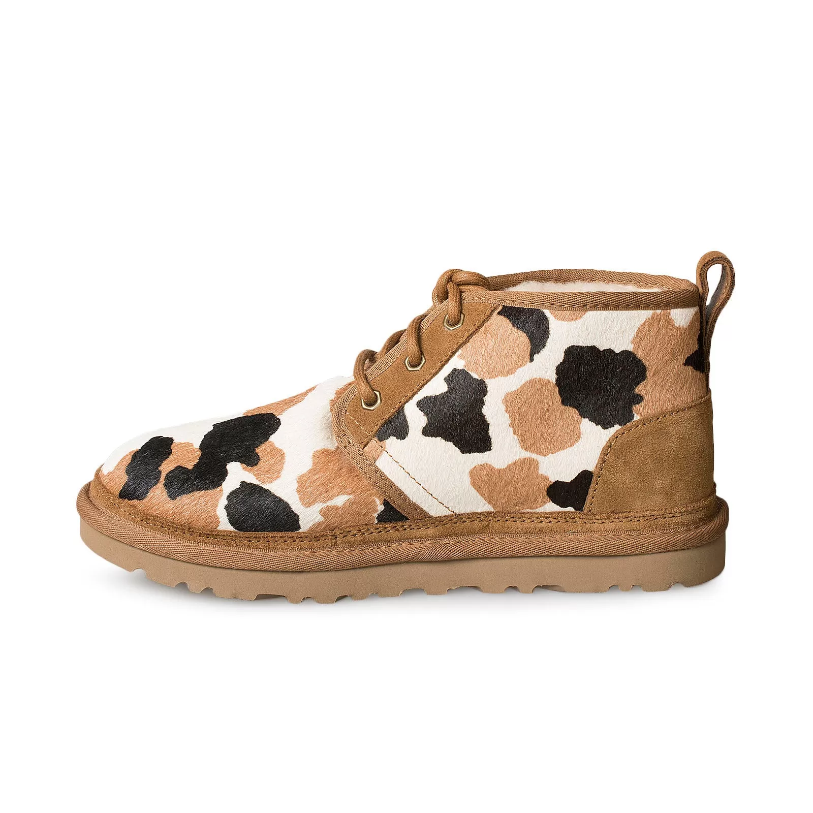 UGG Neumel Cow Print Chestnut Boots - Women's