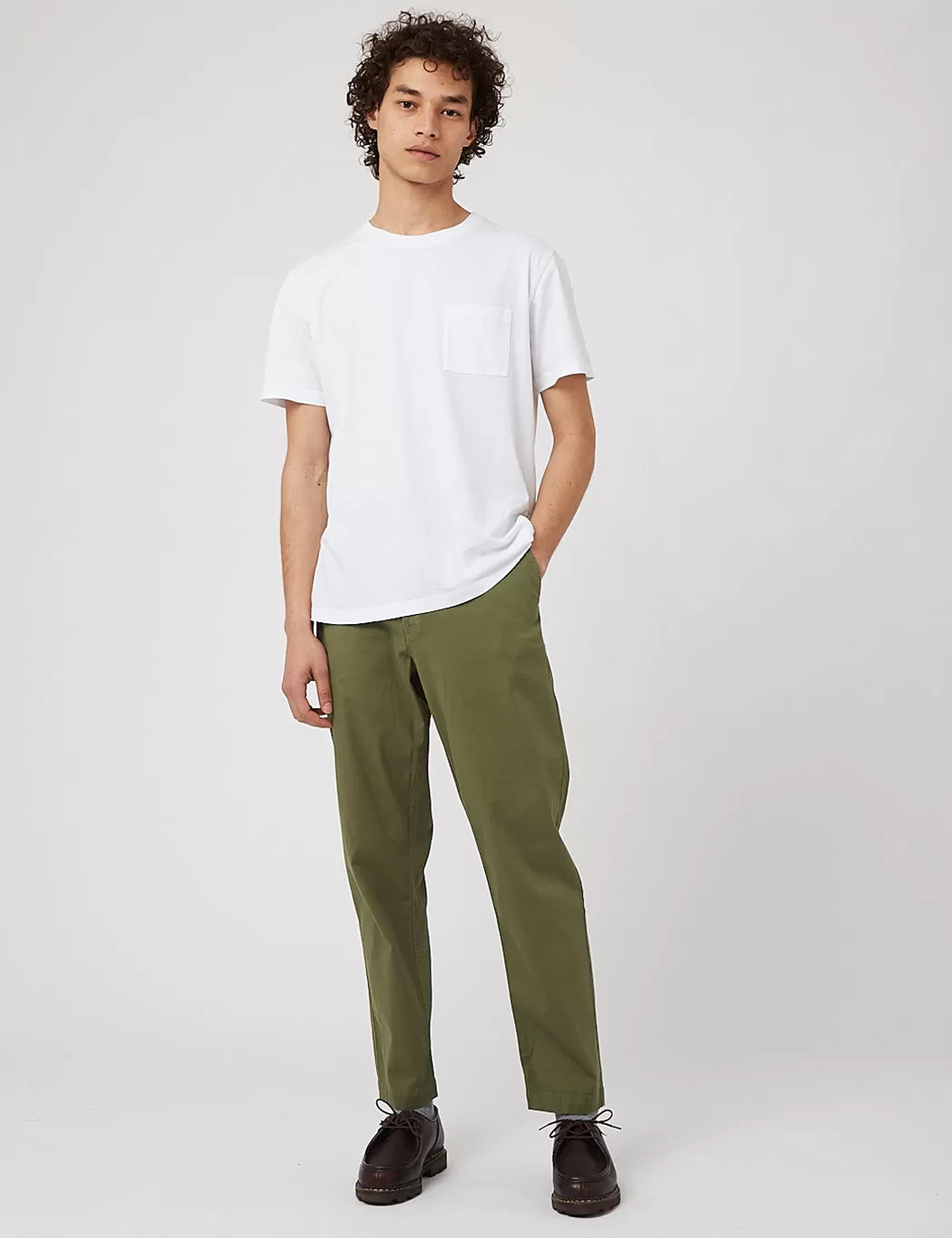 Universal Works Military Chino - Light Olive