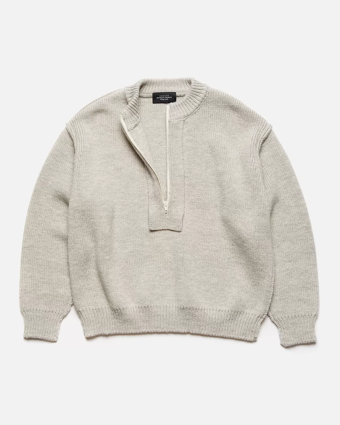 US2365 Zip Knit - Grey