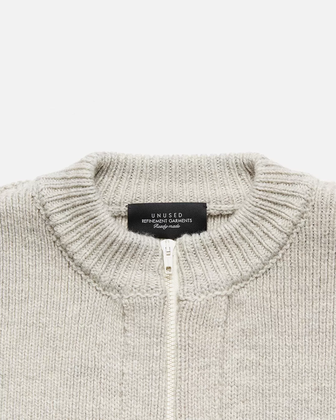 US2365 Zip Knit - Grey