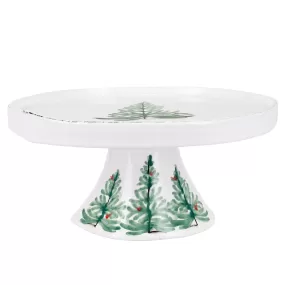 VIETRI Lastra Holiday Cake Stand