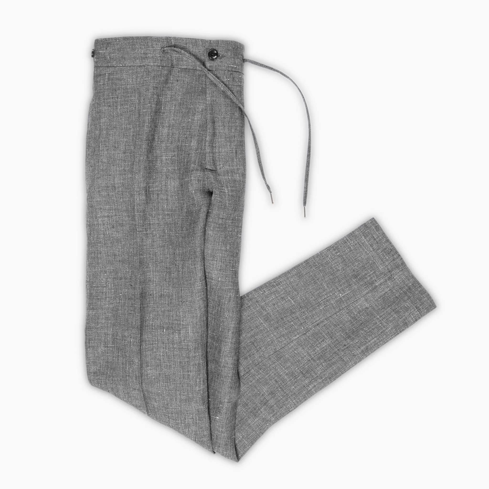 Vince easy pants with drawstring in Defender Lux Hopsack Wool