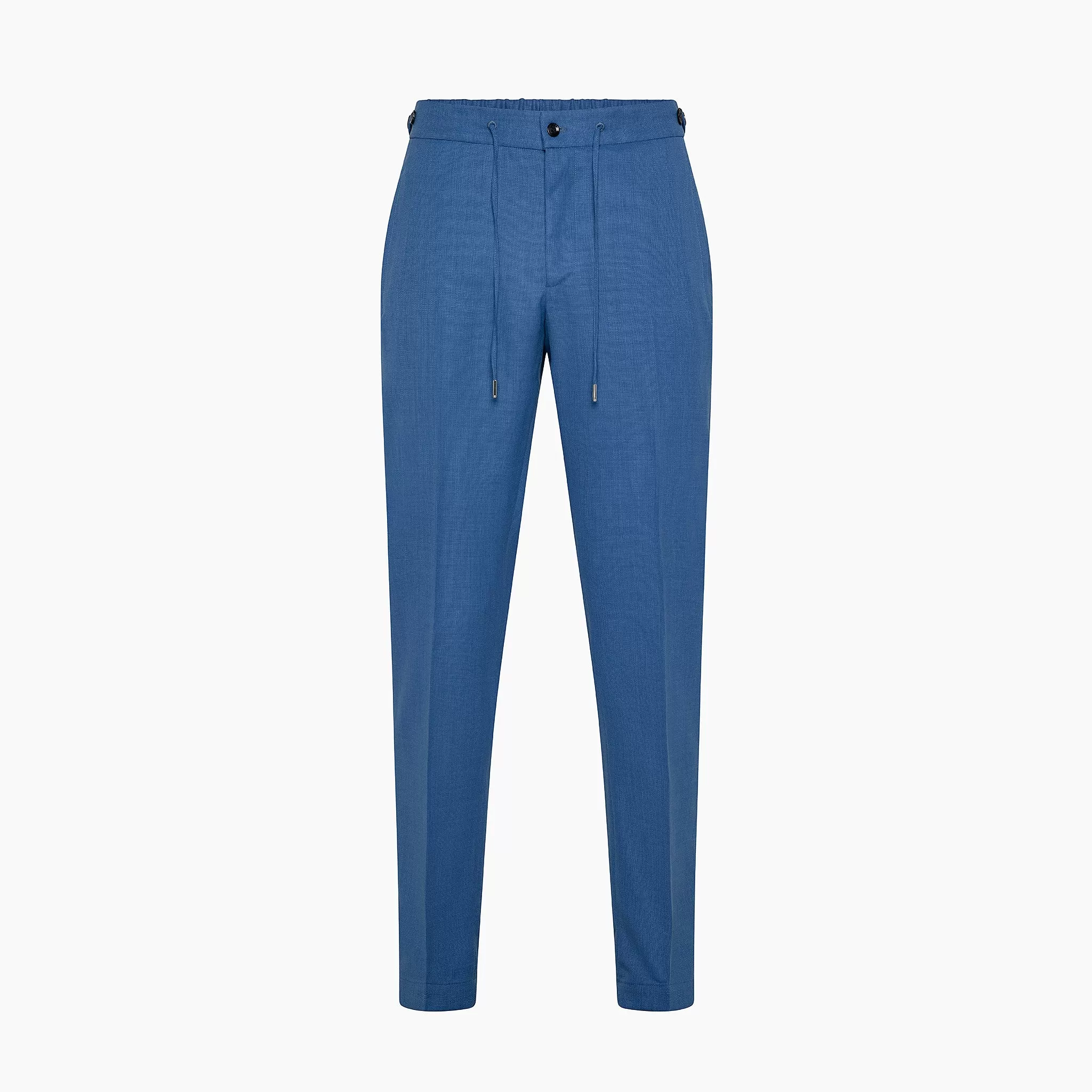 Vince easy pants with drawstring in Defender Lux Hopsack Wool