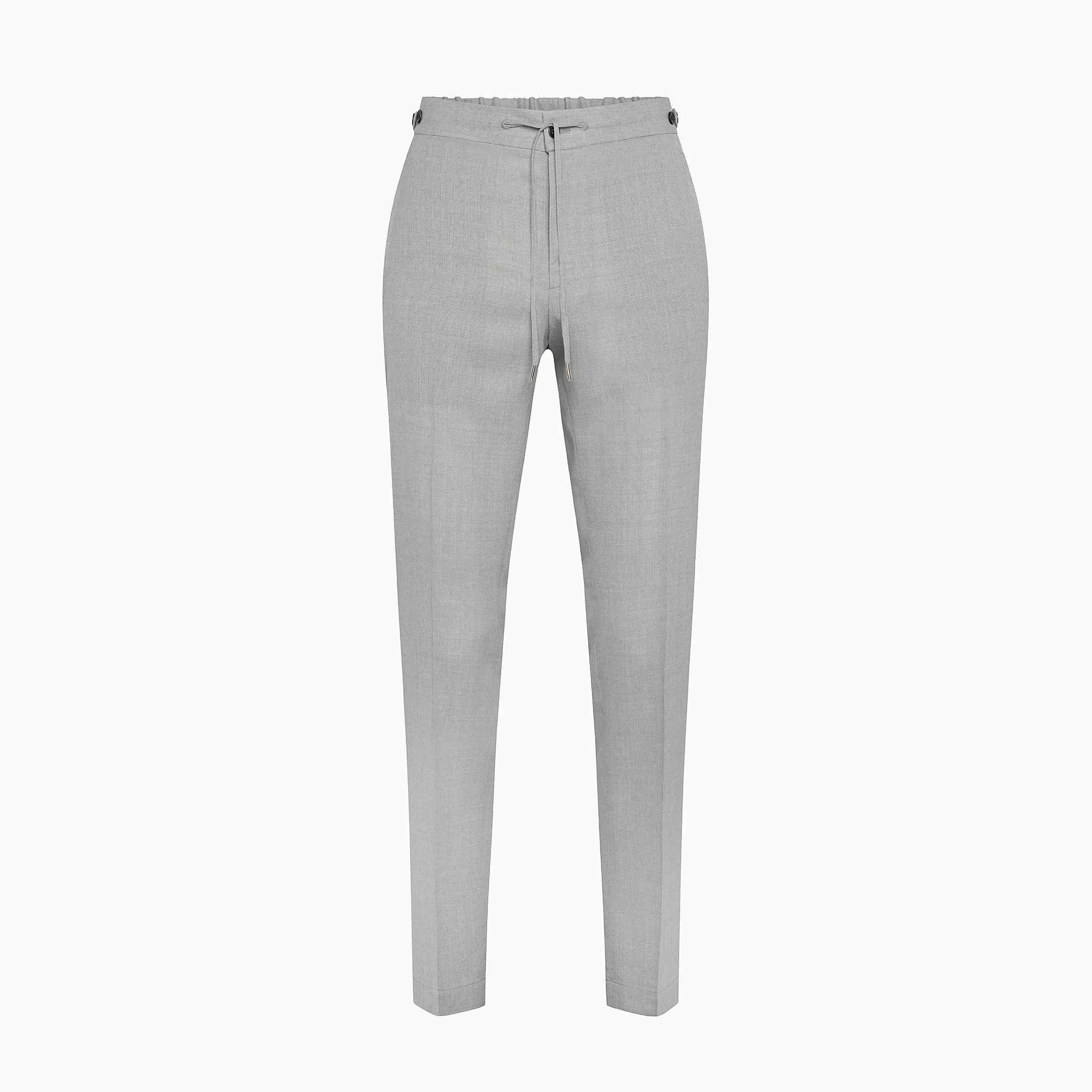 Vince easy pants with drawstring in Defender Lux Hopsack Wool