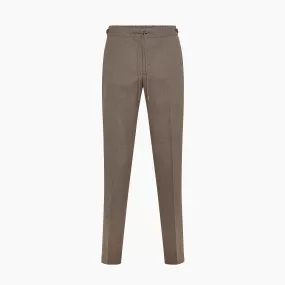 Vince easy pants with drawstring in Defender Lux Hopsack Wool