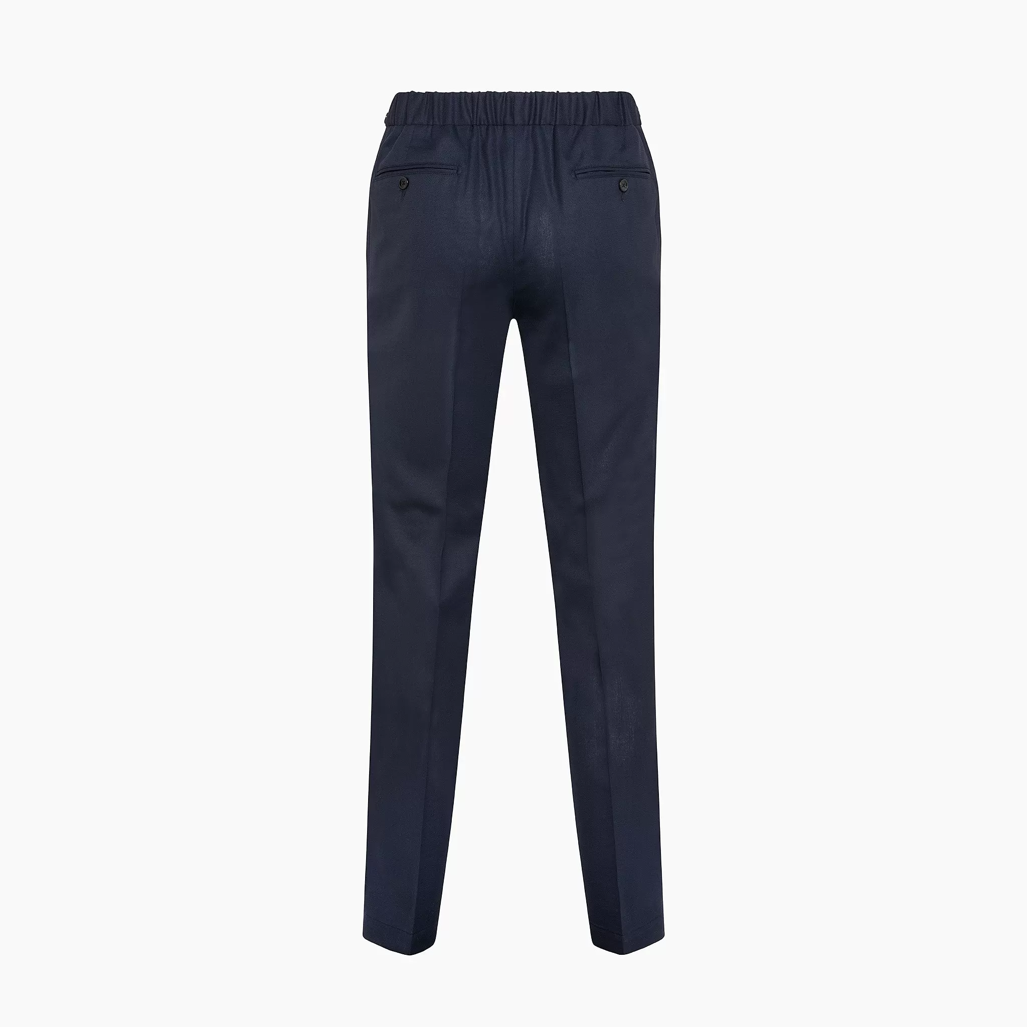 Vince easy pants with drawstring in Defender Lux Hopsack Wool