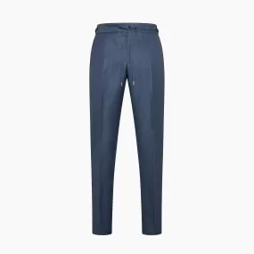 Vince easy pants with drawstring in Portofino Wool & Linen