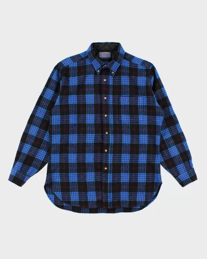 Vintage 60s Pendleton Wool Check Shirt - L